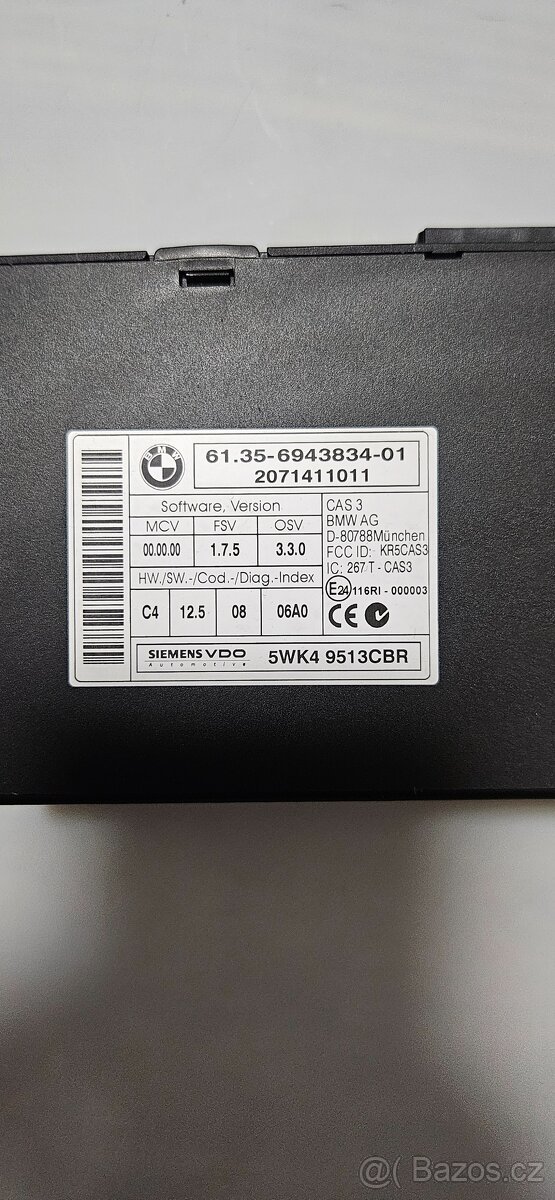 Bmw CAS 3 modul 6943834 - 2