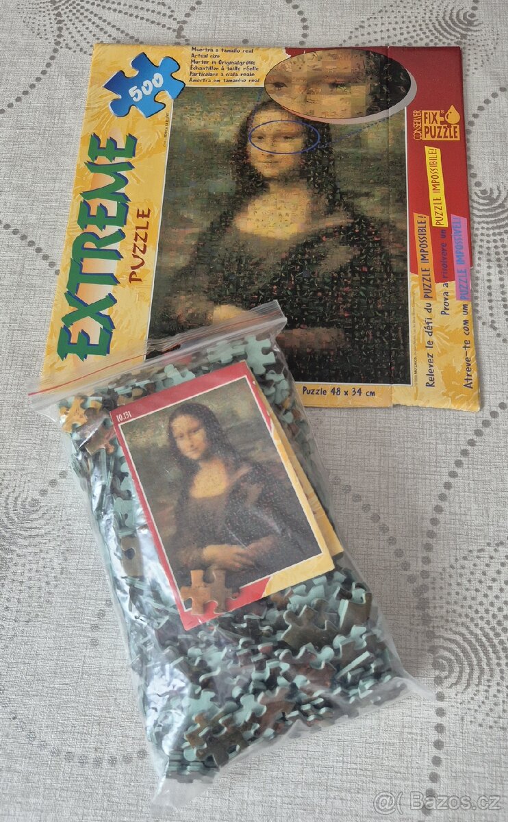 PUZZLE 500 ks Mona Líza - 2