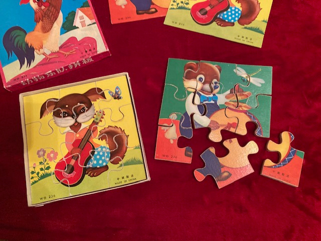 Dřevěné puzzle pro nejmenší - 2