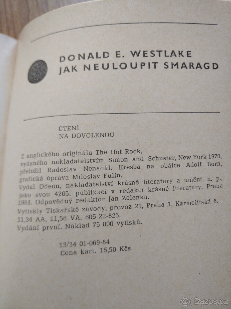 Jak neuloupit smaragd - Donald E. Westlake - 2