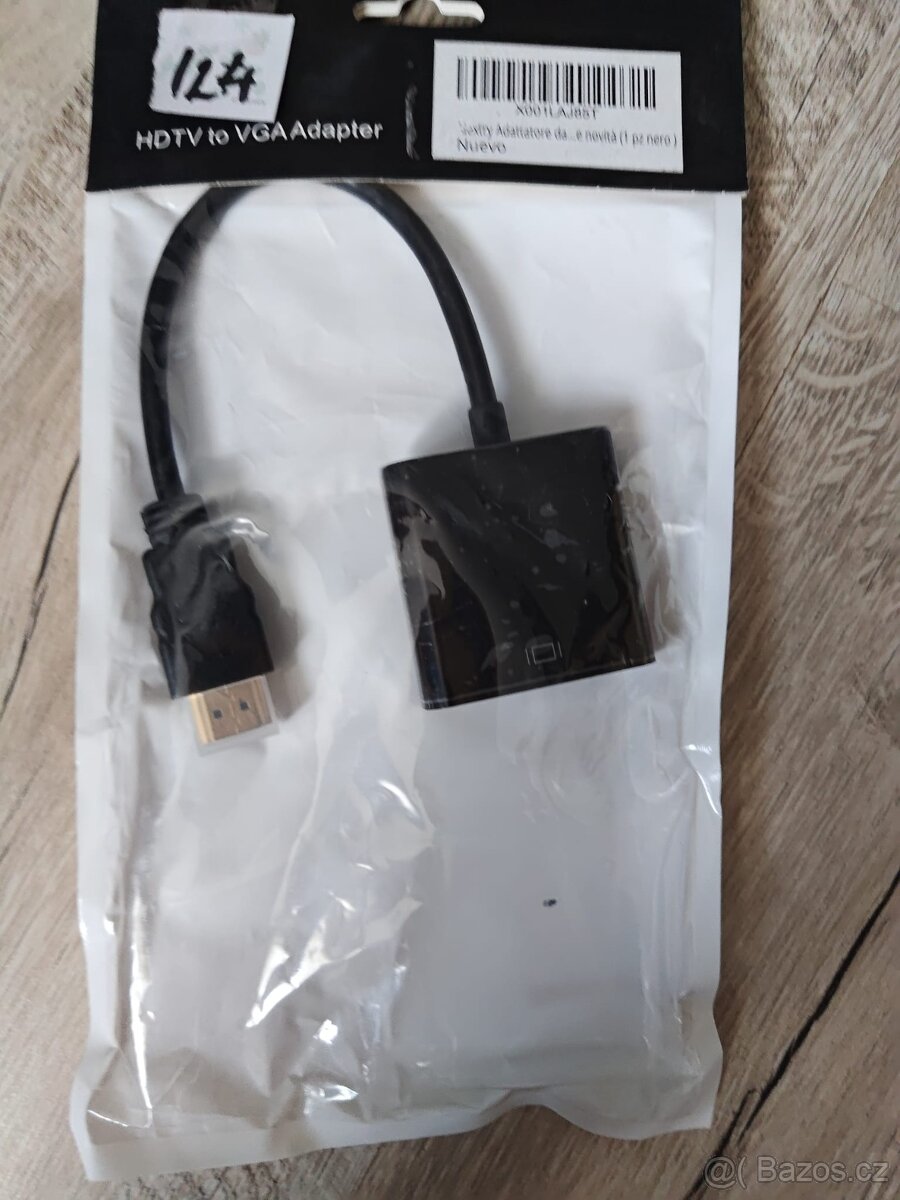 HDMI → VGA aktivní adaptér | Nový - 2