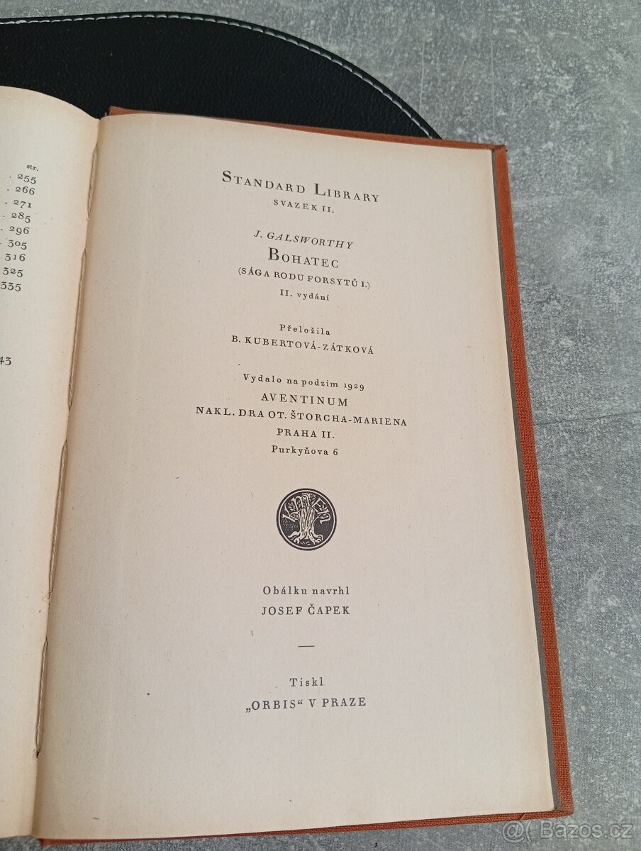 John Galsworthy – Bohatec (Aventinum, 1929) - 2