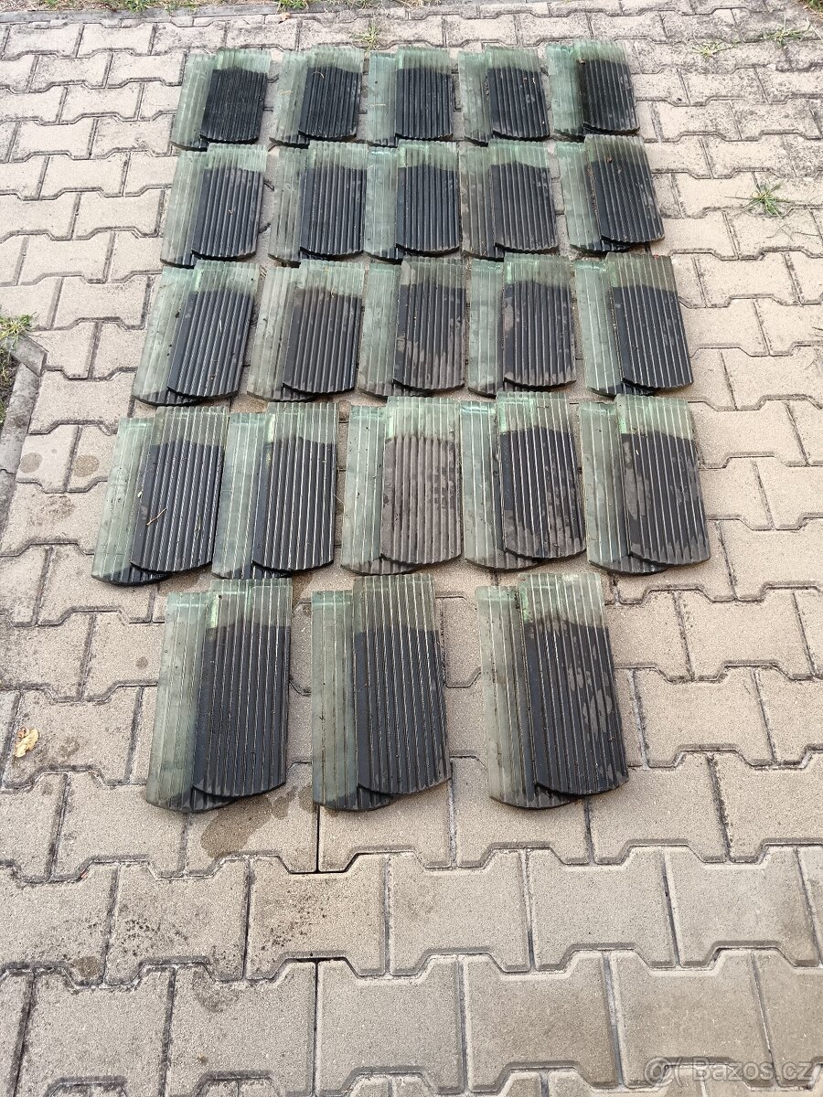 Skleněné tašky bobrovka - 2