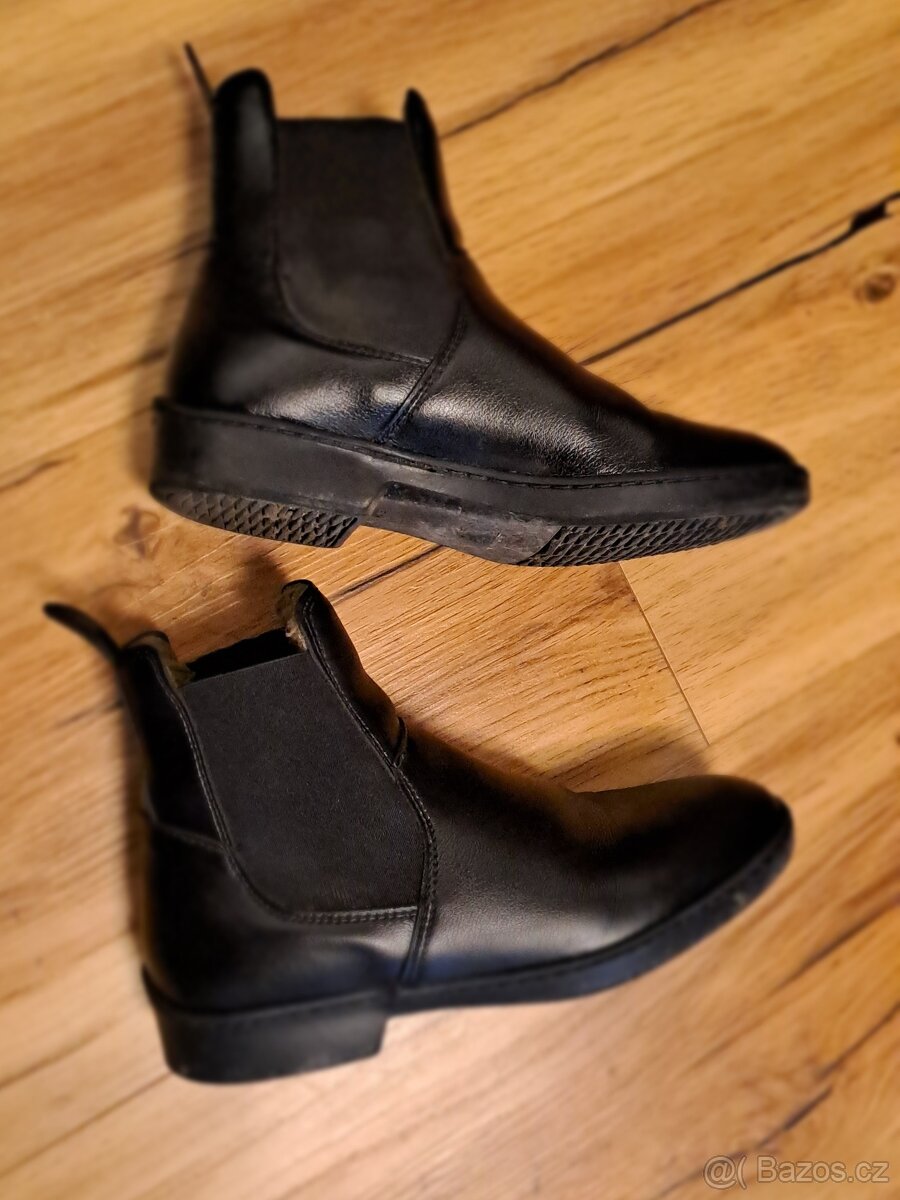 Zimní perka, jezdecké boty 500 WARM černá velikost 36 - 2