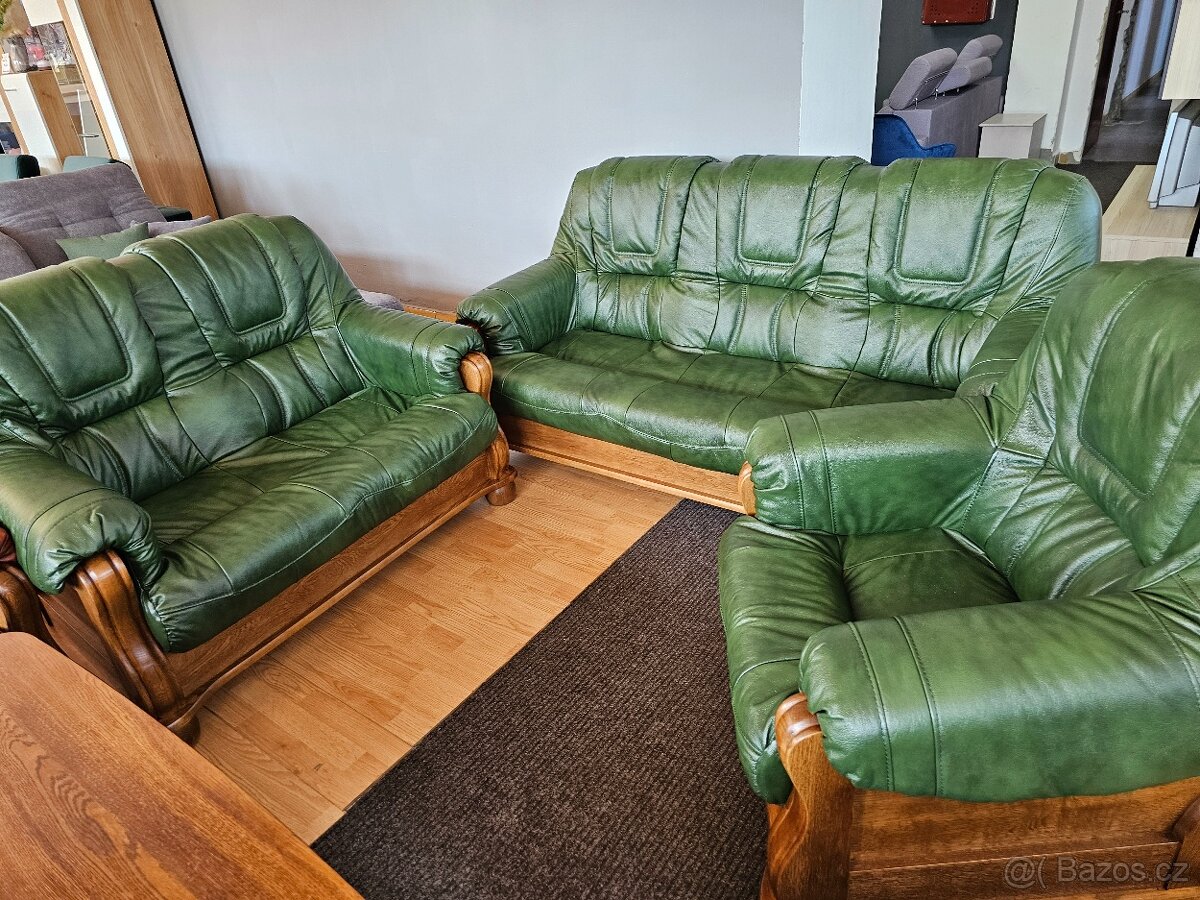 Kožená sedací souprava Romek 3+2+1 - 2