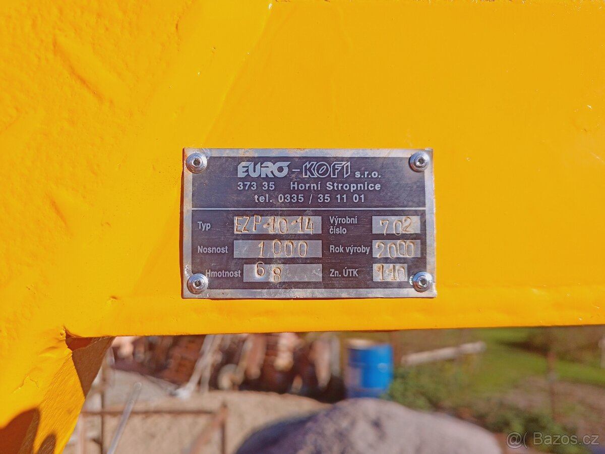 Paletové vidle závěsné - 2