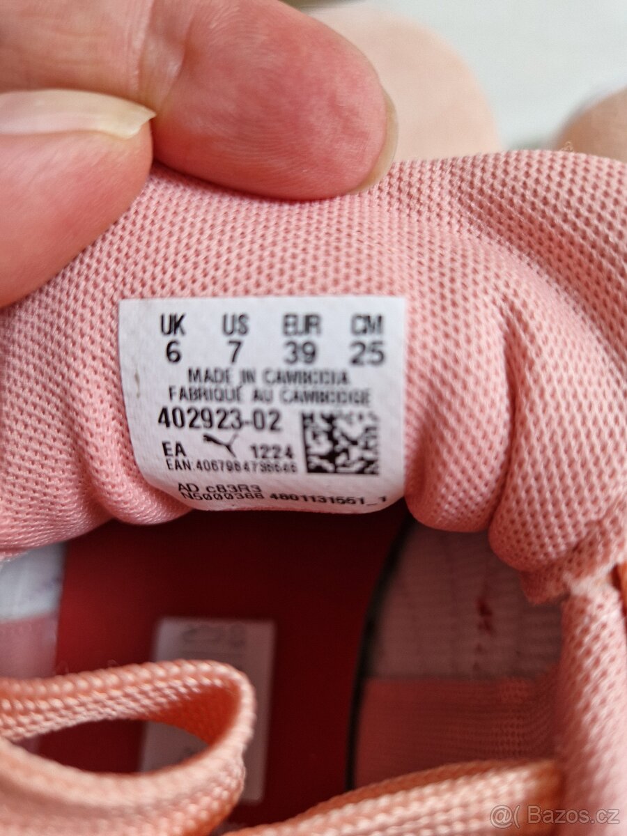 Oranžové kožené tenisky PUMA vel. 39 - 2