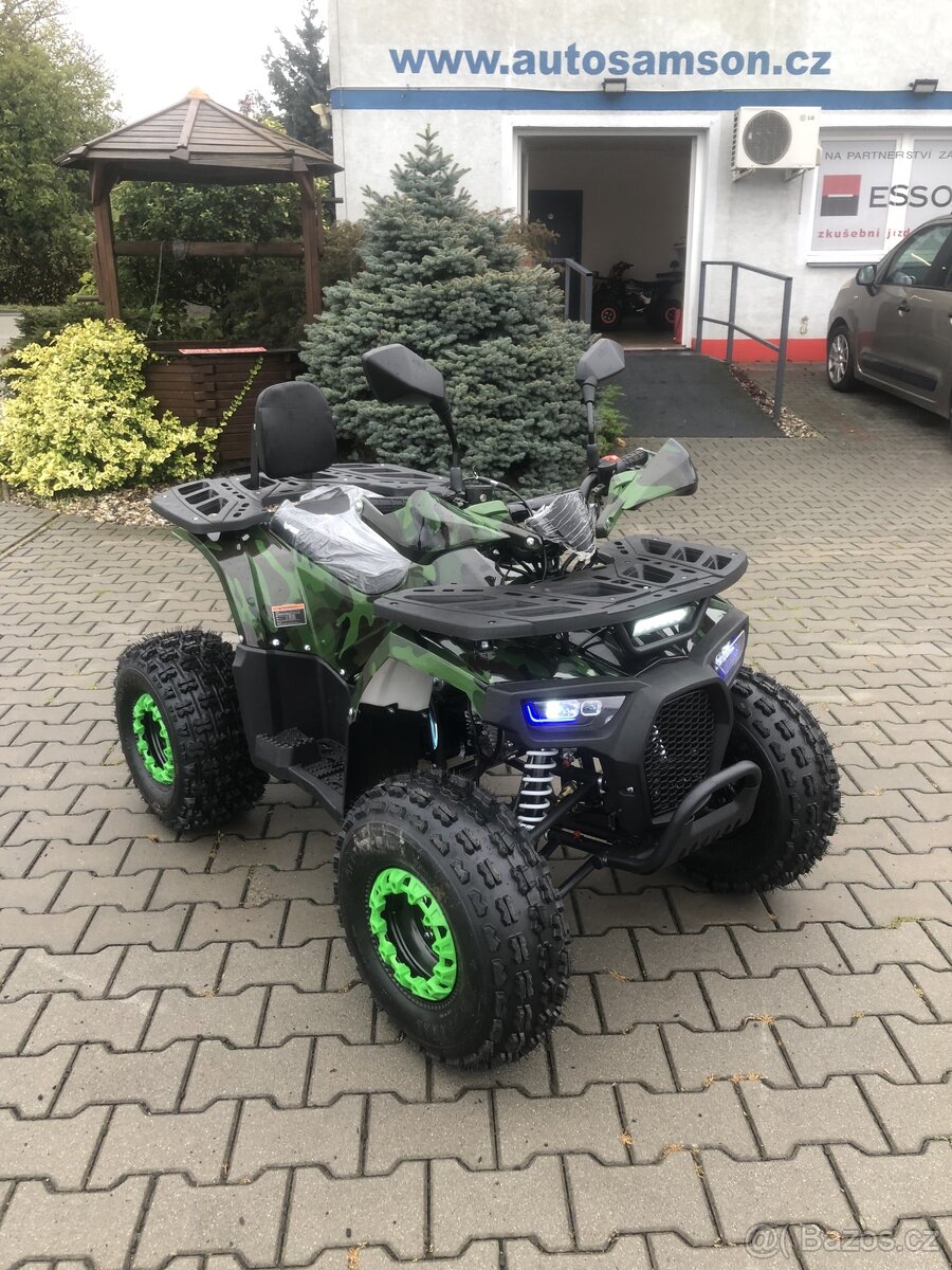 Dětská čtyřkolka Piranha Veyron 125cc 1G8 - zelený maskáč