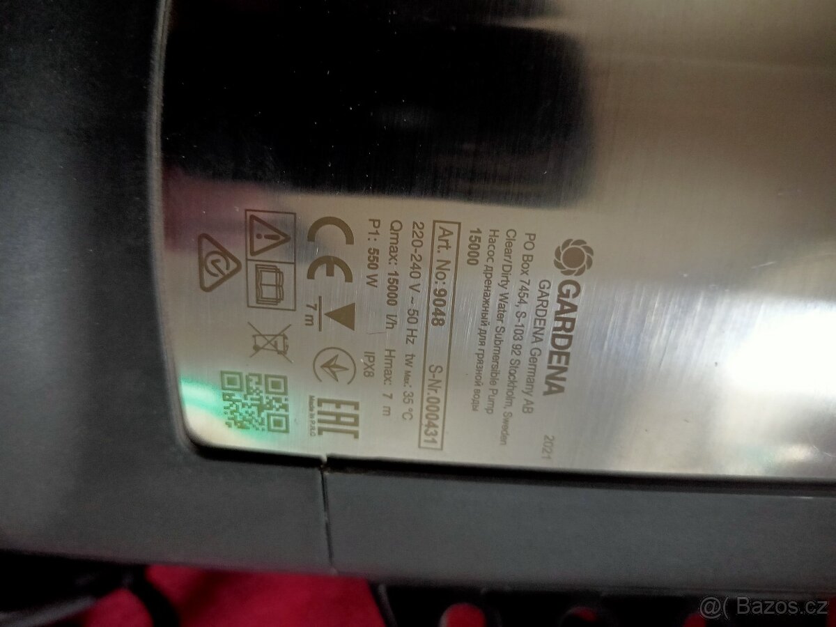 Kalové čerpadlo Gardena - 2