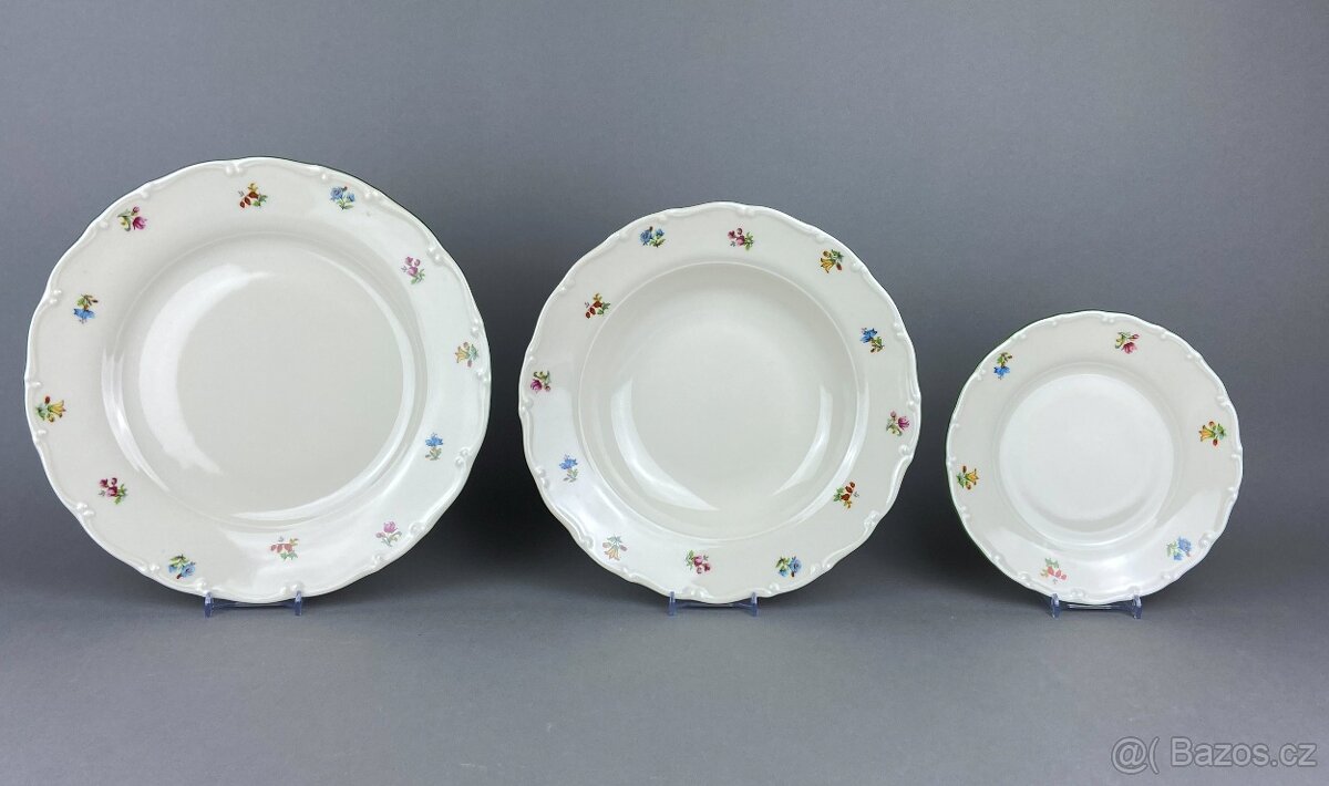 NOVÁ Porcelánová souprava 18 dílná, Házenka, český porcelán - 2