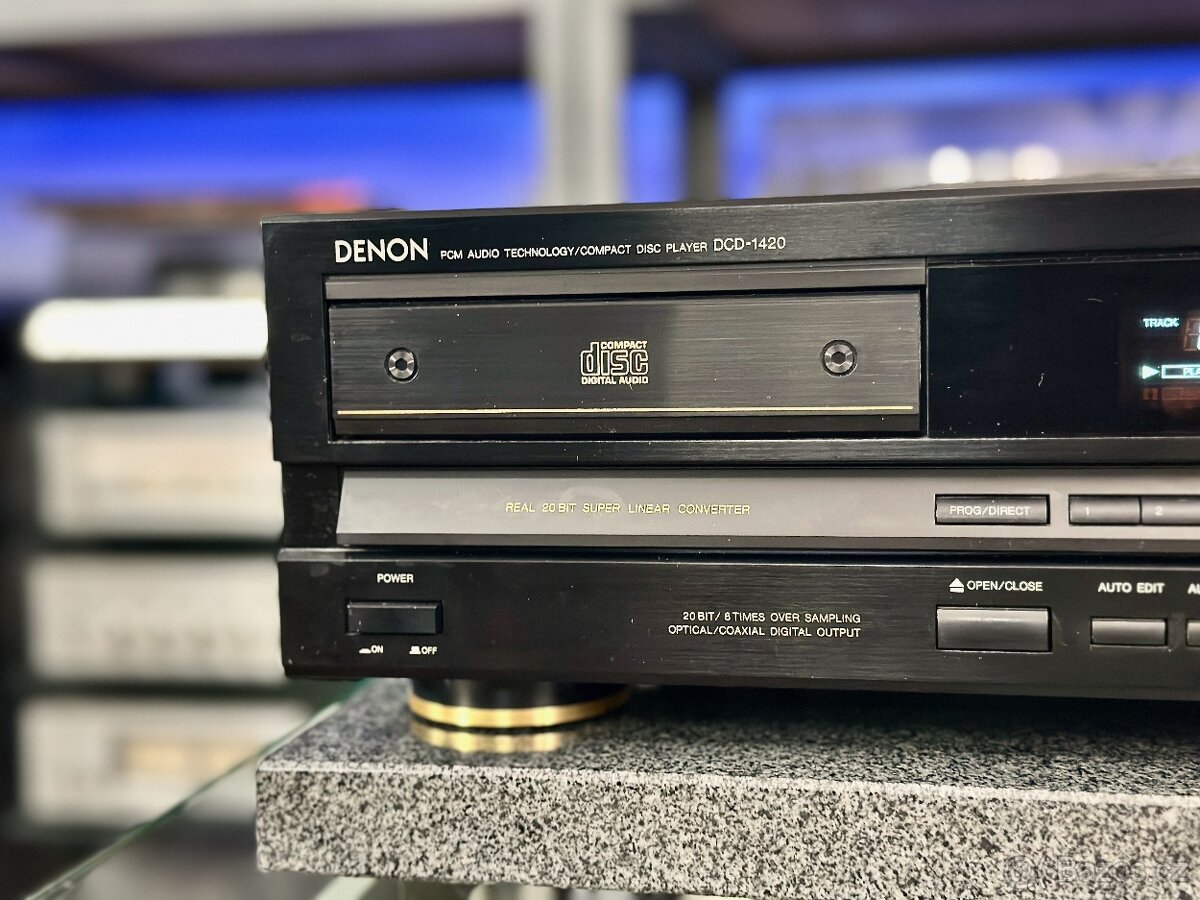 DENON DCD-1420 (r.1989) dálka, manuál, pěkný stav - 2