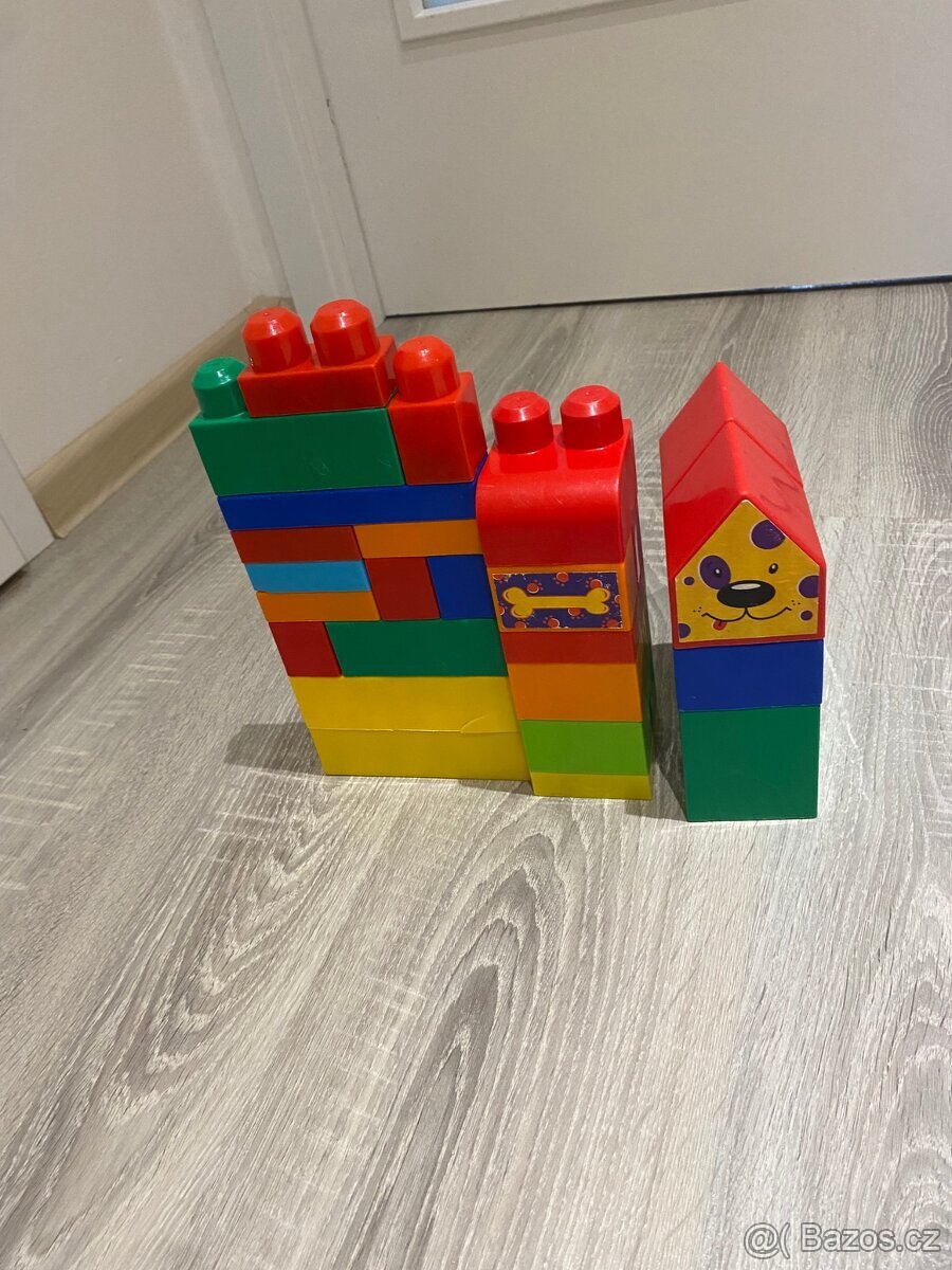 Barevná plastová stavebnice – velké kostky 🧱🌈 - 2