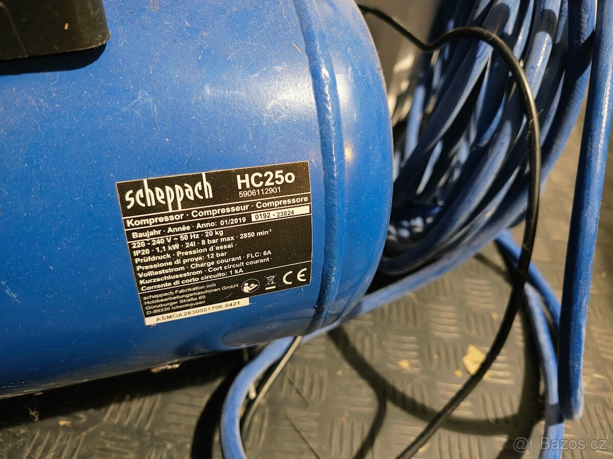 Kompresor Scheppach HC25o s bohatým příslušenstvím - 2