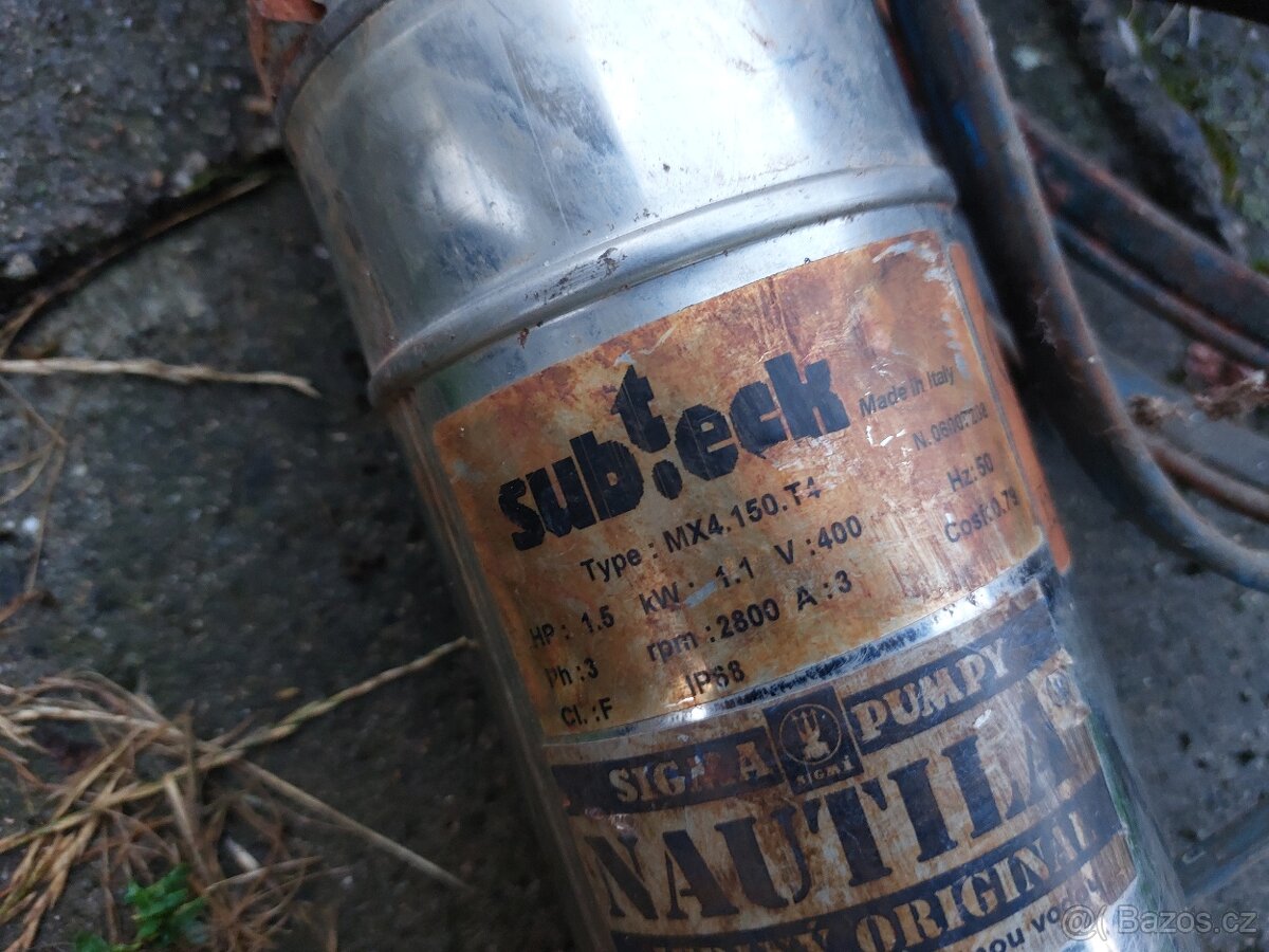 Ponorné čerpadlo nautila Sigma 1- EVAU-16 - 2