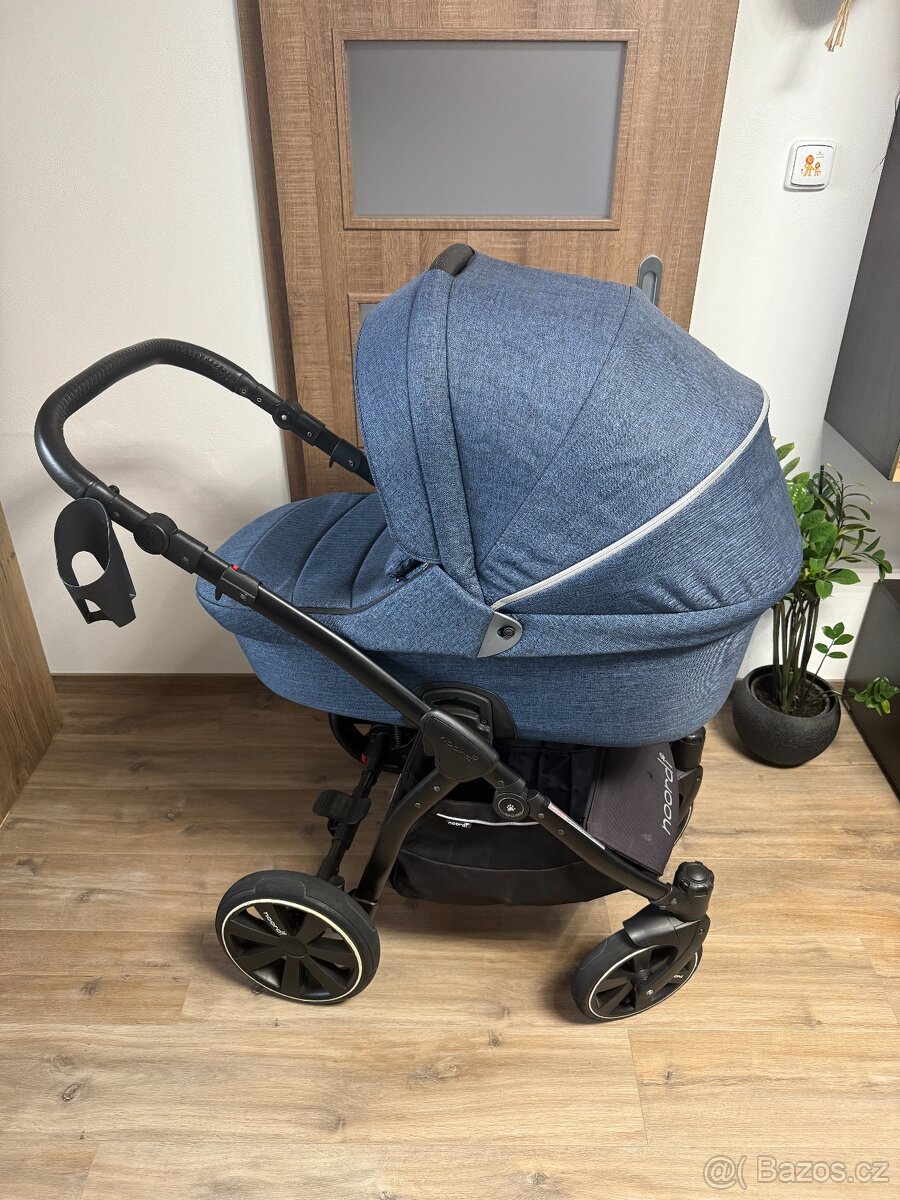 Kočárek Noordi Fjordi II 2v1 Jeans Blue - 2