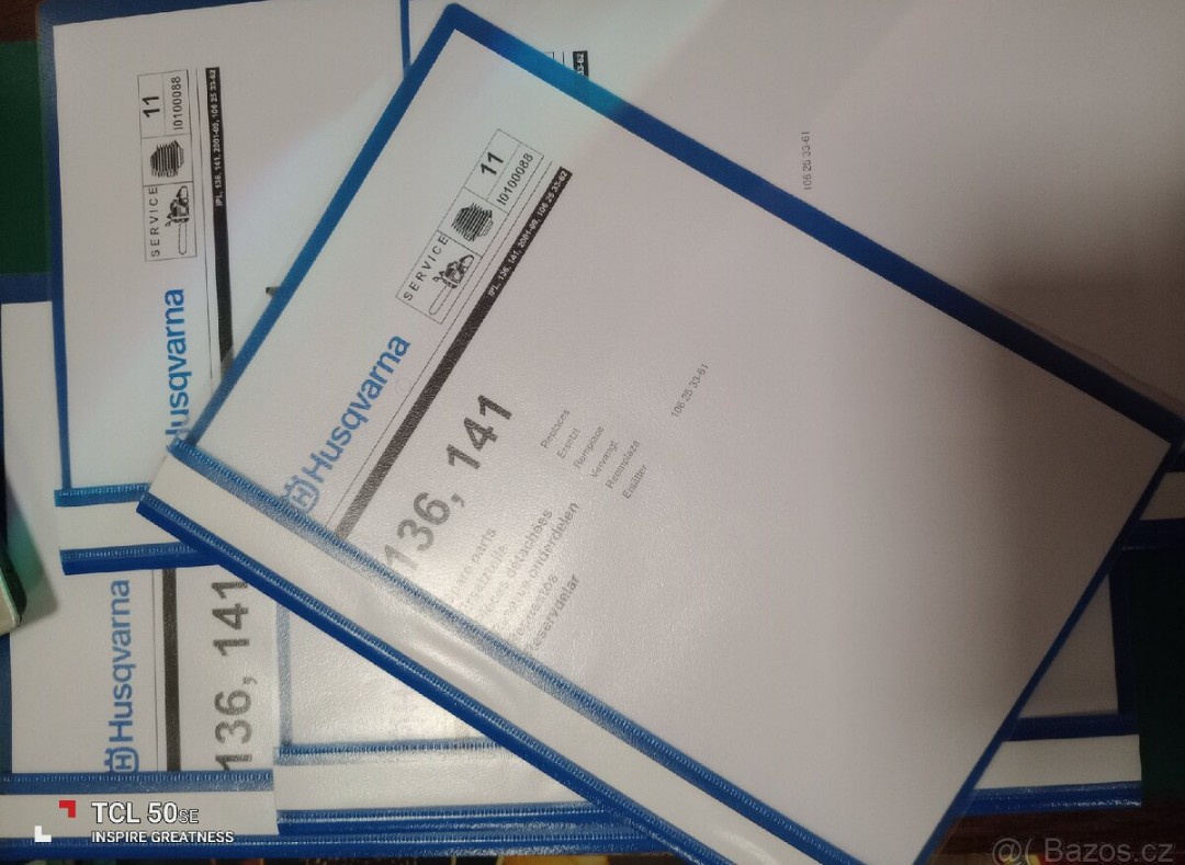 Husqvarna,stihl, Jonsered .... Katalog náhradních dílů. - 2