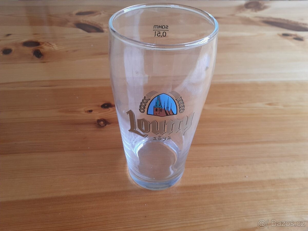 Pivní sklenice (půllitry) Louny 1892 (9ks) - 2