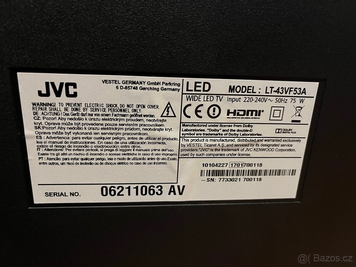 JVC LT-43VF53A smart tv - 2