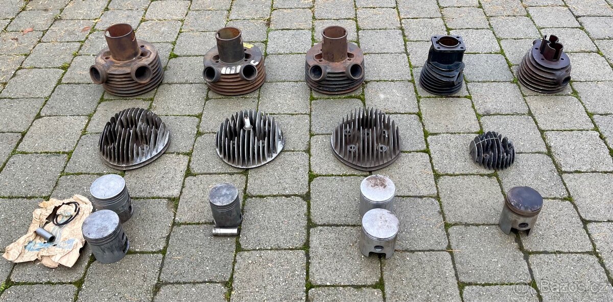 Jawa perak, Robot - válce a písty - 2