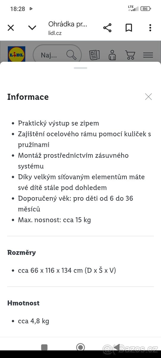 Dětská ohrádka, chodítko a nočník - 2
