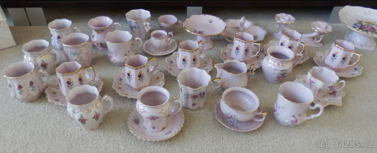 růžový porcelán - různé - 2