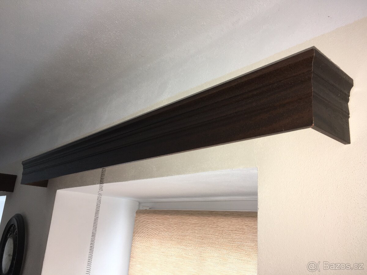 garnýž - dřevěná, 2 kolejnice s žabkami - 2