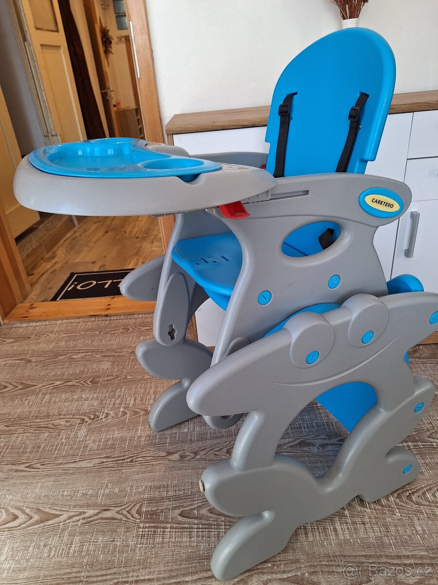 Multifunkcni jidelni zidlicka + stolek - 2