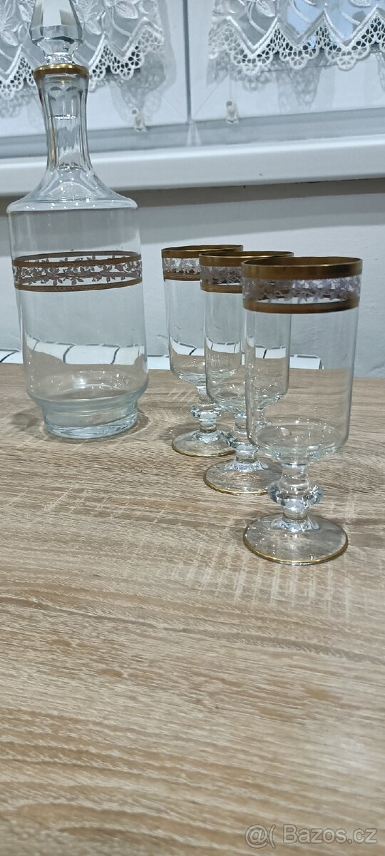 Karafa+sklenky - 2