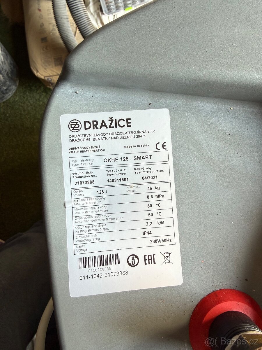 Bojler dražíce 125 l smart - 2