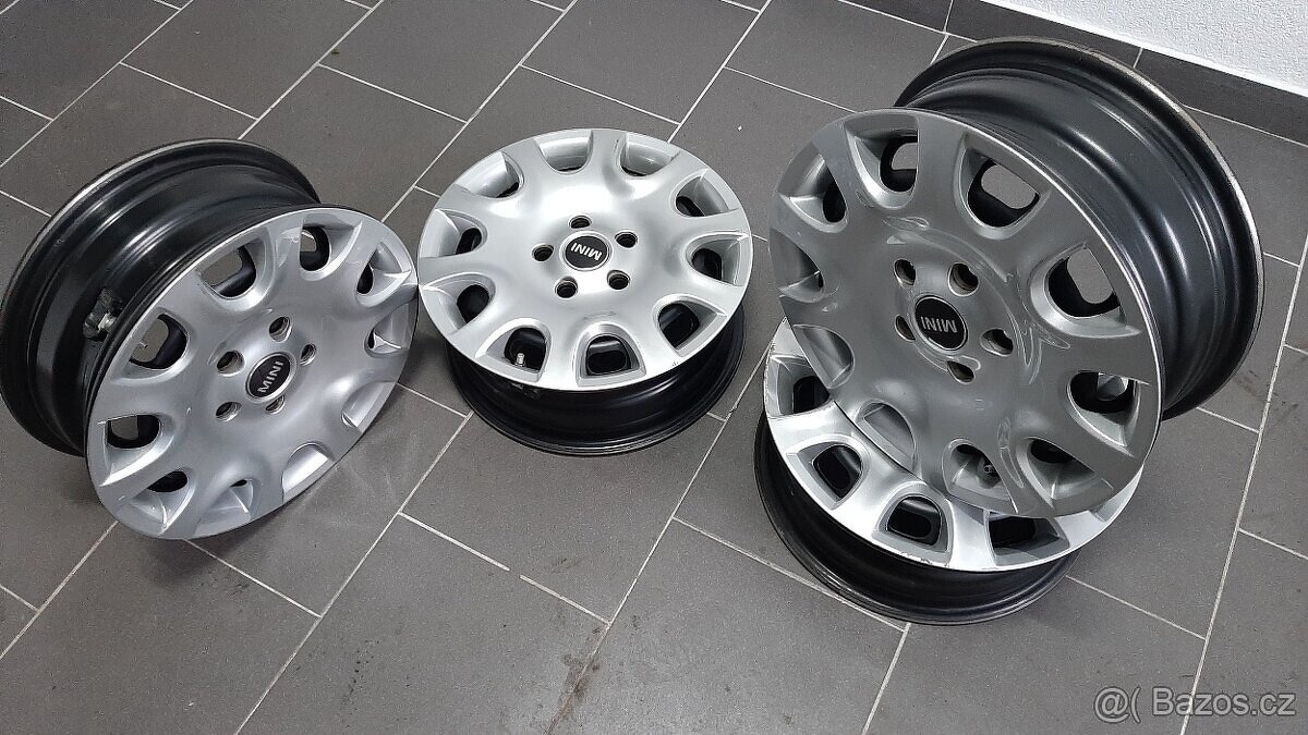 Disky plechové Mini II One/Cabrio/Cooper 5/5Jx15 - 2