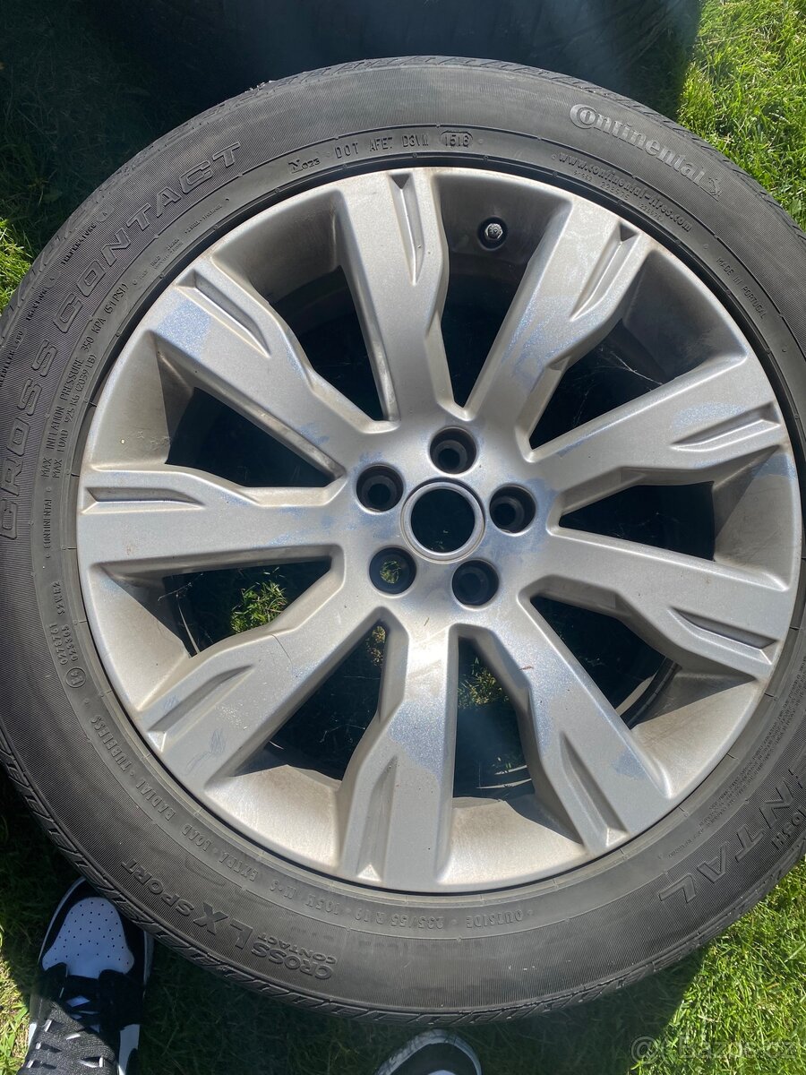 Originální kola Land Rover 19” Hliníkové disky letní pneu