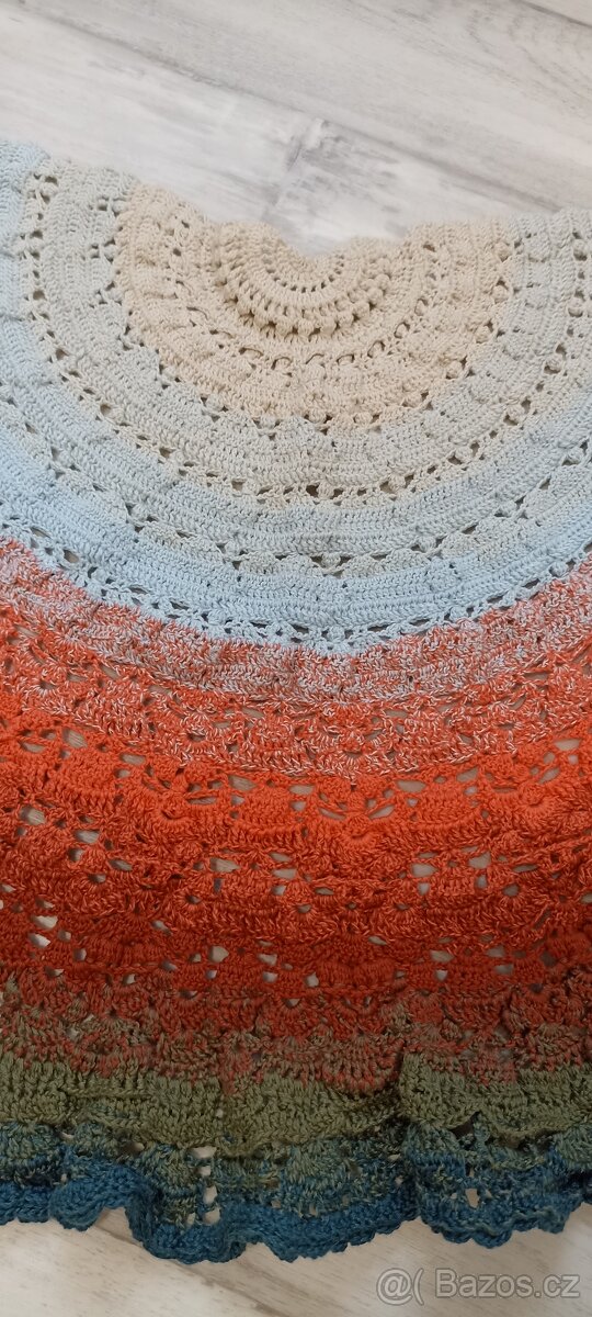Ručně háčkovaný šátek - 2