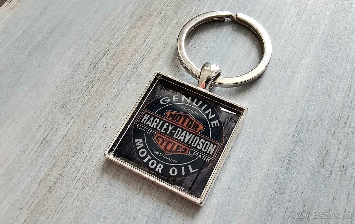 Harley Davidson - přívěšky a spony - nové - 2