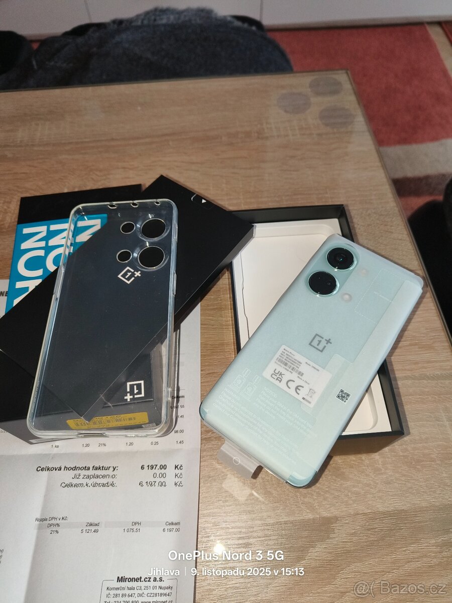 OnePlus Nord 3 5G 8/128GB, NOVÝ, ZÁRUKA - 2