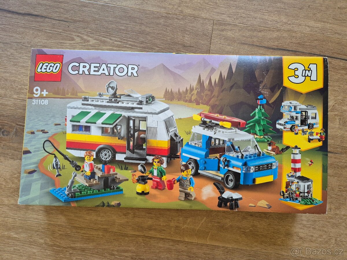 Lego creator 3v1 Rodinná dovolená v karavanu - 2