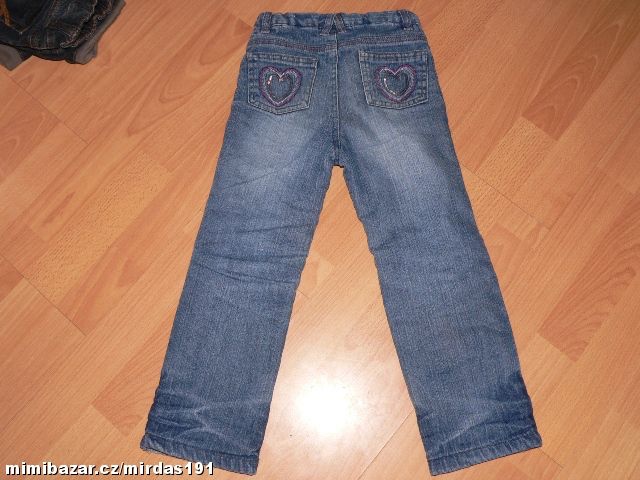 Zateplené džíny - rifle zn. Wonderkids - 2