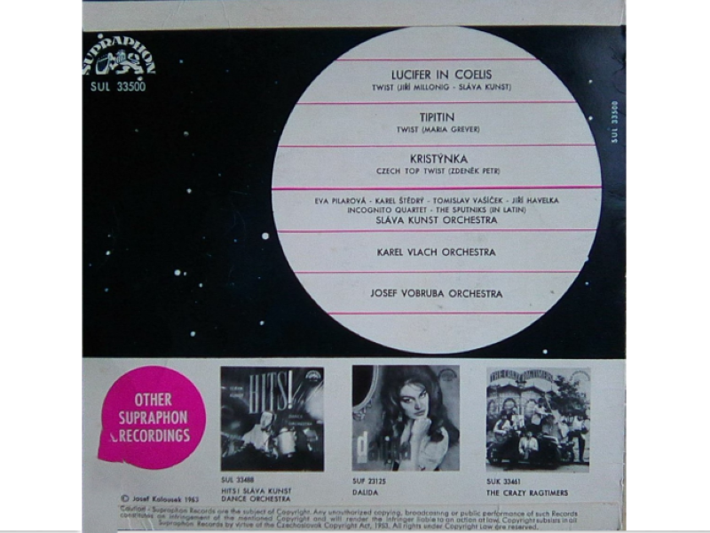 LUCIFER IN COELIS AND OTHER TOP TWISTS - gramodeska (1963) - 2