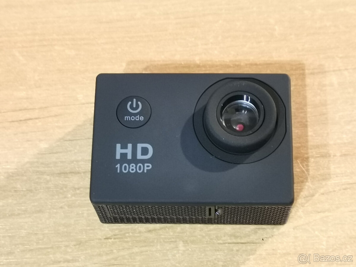 Akční kamera FullHD voděodolná, nová, komplet příslušenství - 2