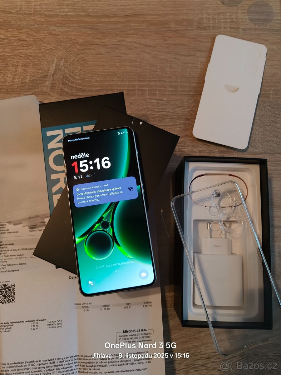 OnePlus Nord 3 5G,228GB, NOVÝ, ZÁRUKA - 2