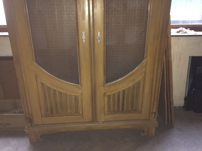 Starý masivní prádelník, skříň - 2