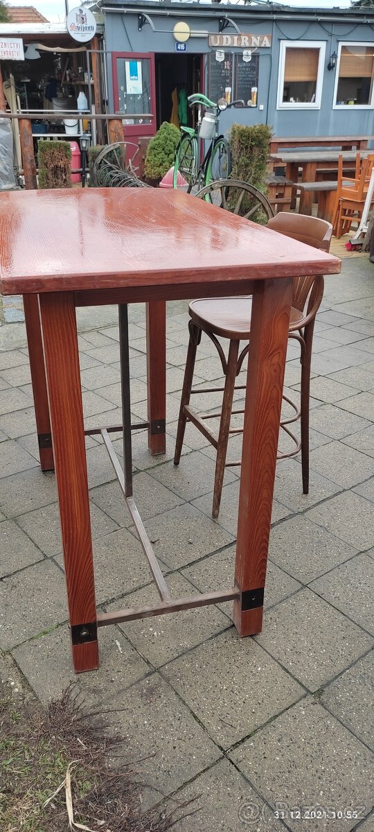 Barový stůl masiv - 2