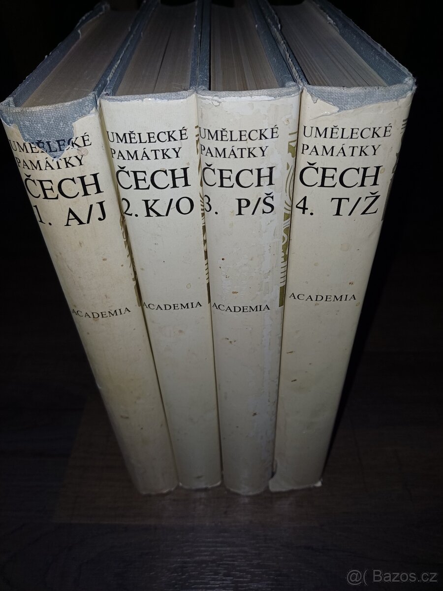 Umělecké památky komplet 4 svazky - 2