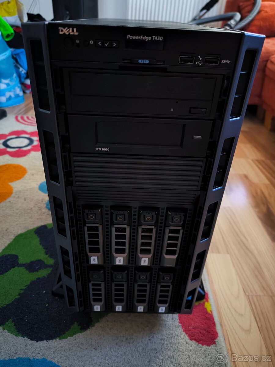 Server Dell T430, 2x Xeon E5-2640 V3, 64GB RAM, 9x6TB HDD - 2