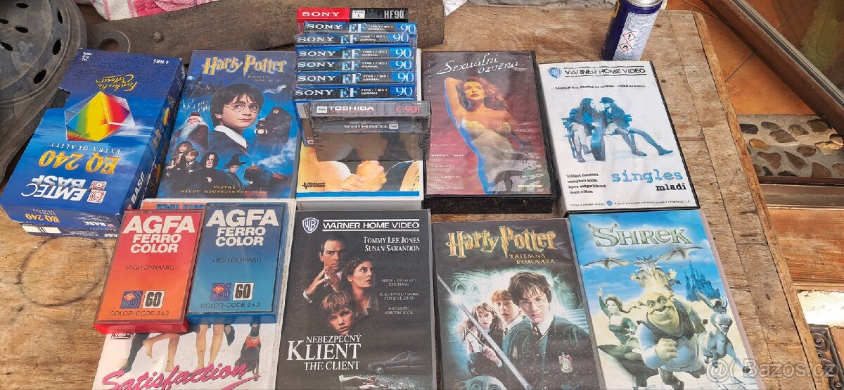 Kazety nove - videokazety CR - 2