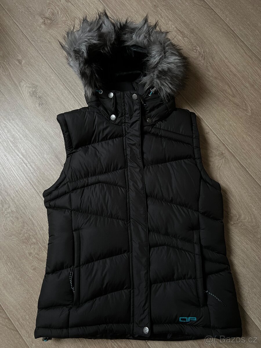 Dámská černá vesta Alpine Pro, vel. M - 2