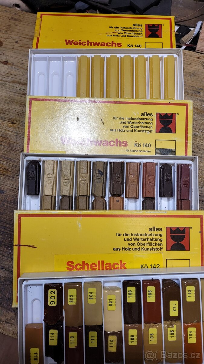 Opravné vosky - 2