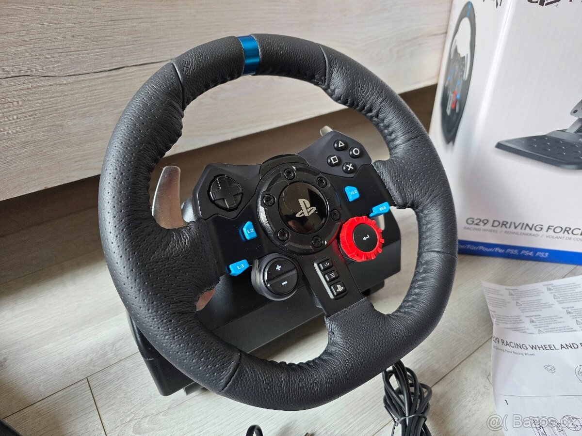 Herní volant Logitech G29 Force Feedback, TOP stav, záruka - 2