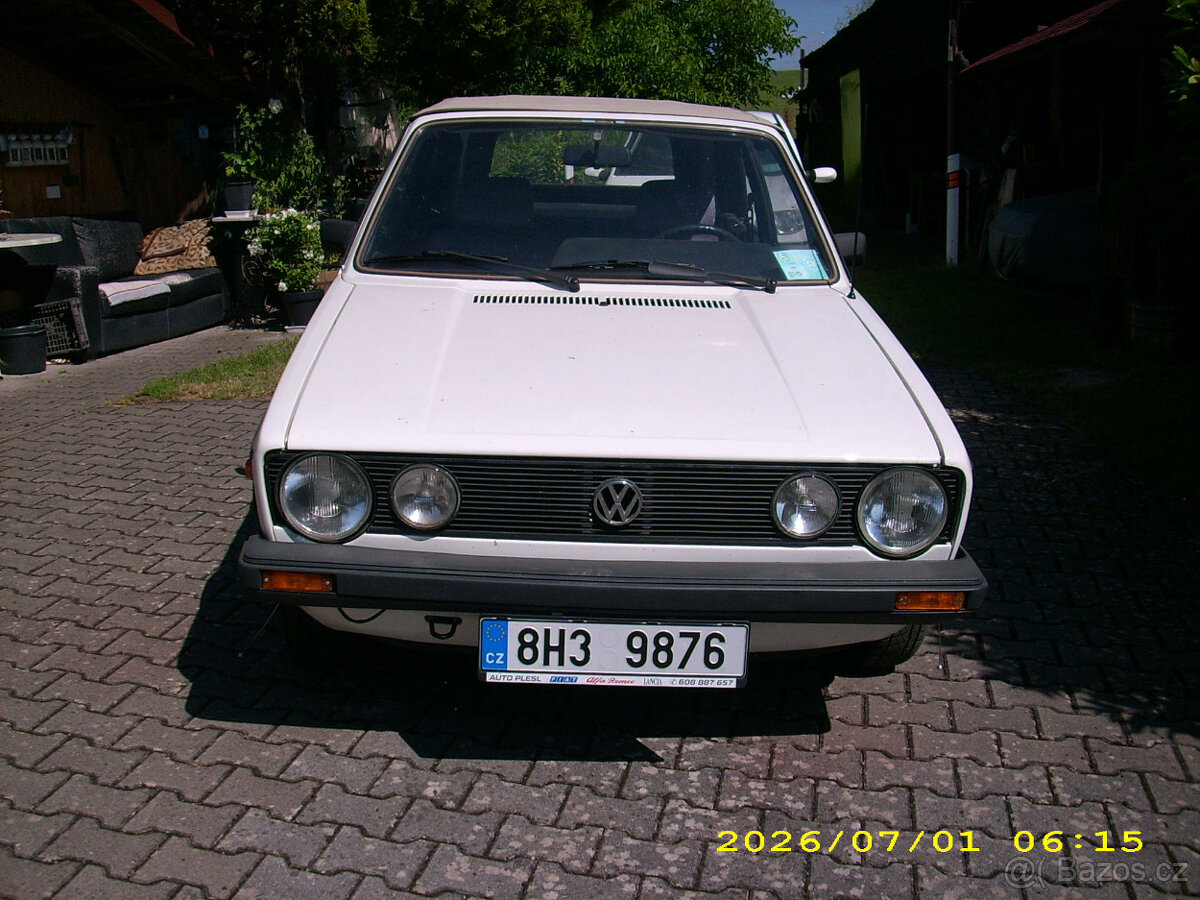 Prodám VW Golf 1 kabrio - 2