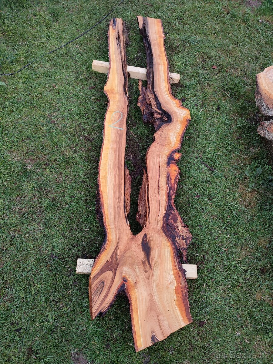 Třešňové fošny epoxid - 2