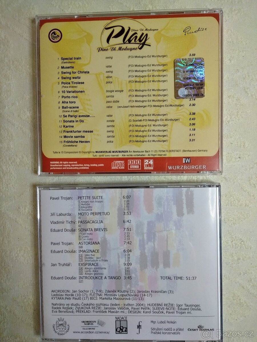 Akordeon CD 8; - 2
